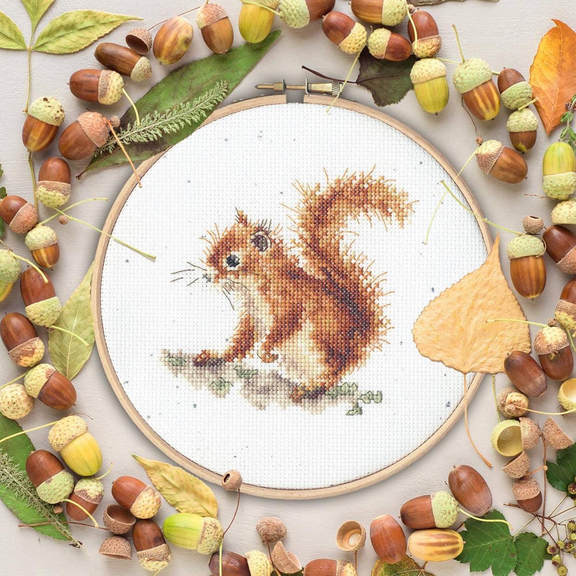 Bothy Threads Acorns Counted Cross Stitch Kit